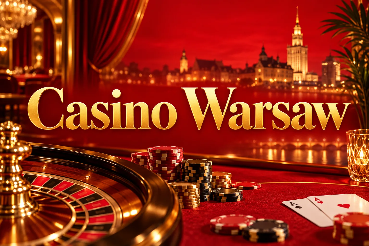 Baner Casino Warsaw z bonusem 100% do 2 000 zł i 150 darmowymi spinami